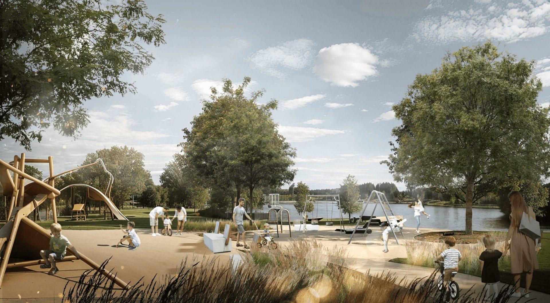 Visualization of the future park by specialists of the USAID DOBRE Program 