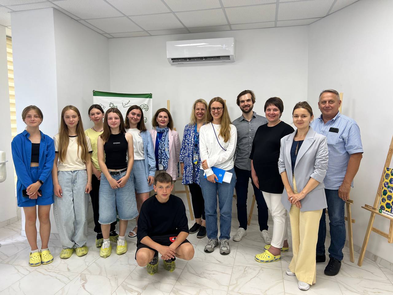 Meeting with representatives of the UN Refugee Agency at the youth center