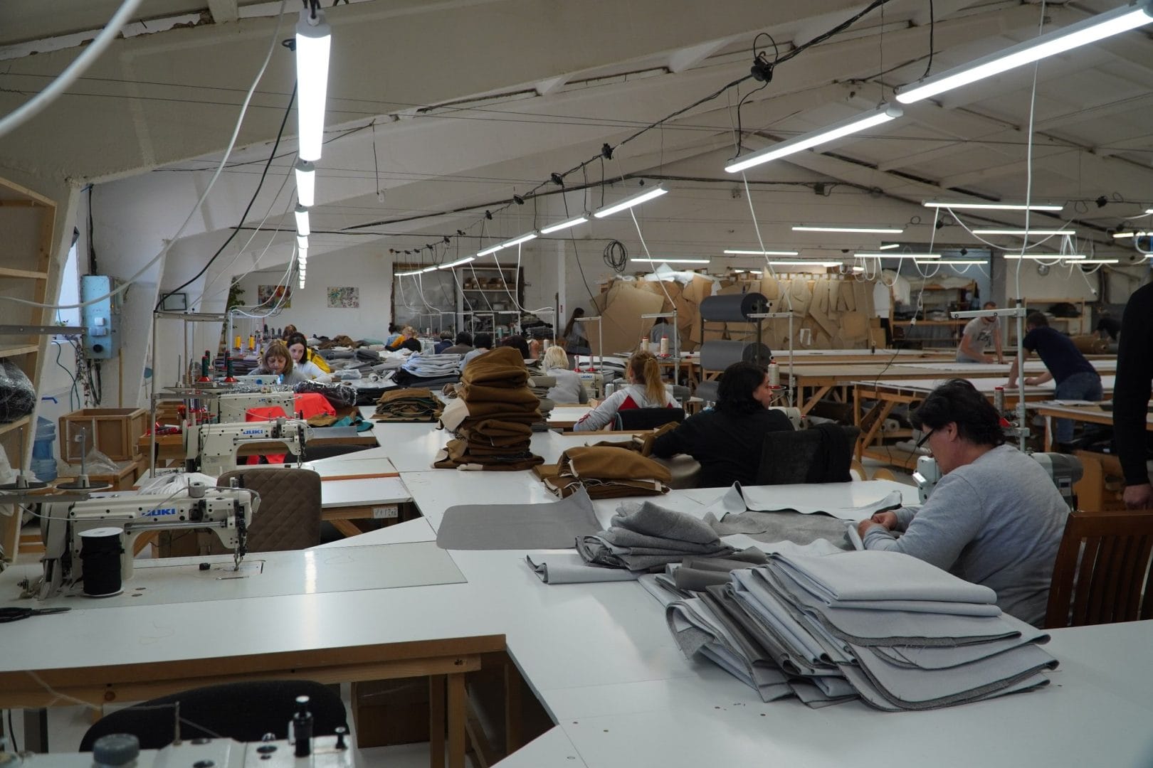 The production facilities of the FRANKOF factory in the village of Staryi Lysets