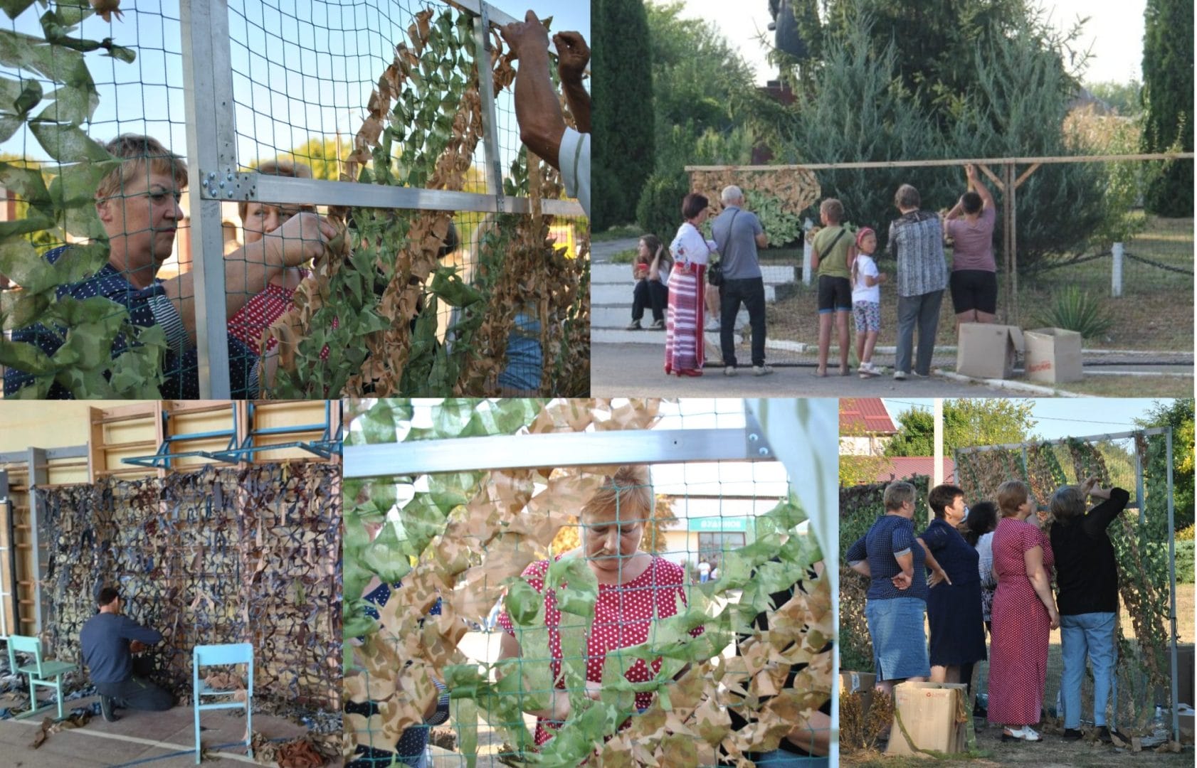 Volunteers' work.