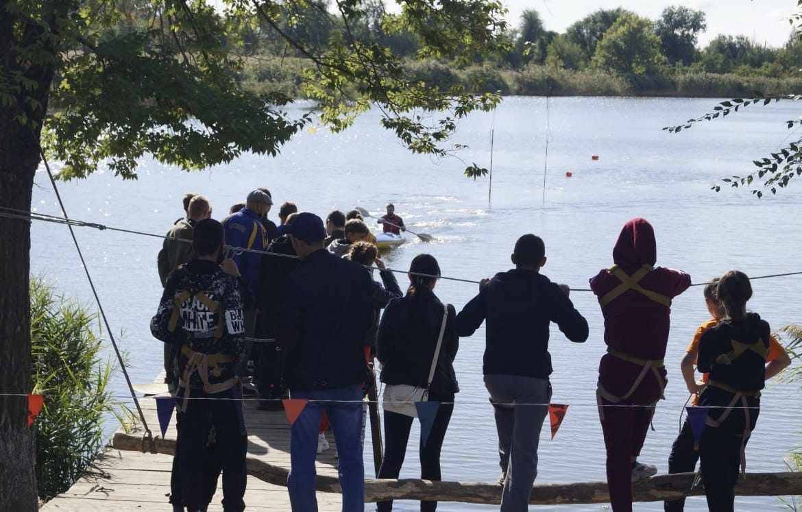 Sports competition at the pond/Source: Ivanivka Town Council