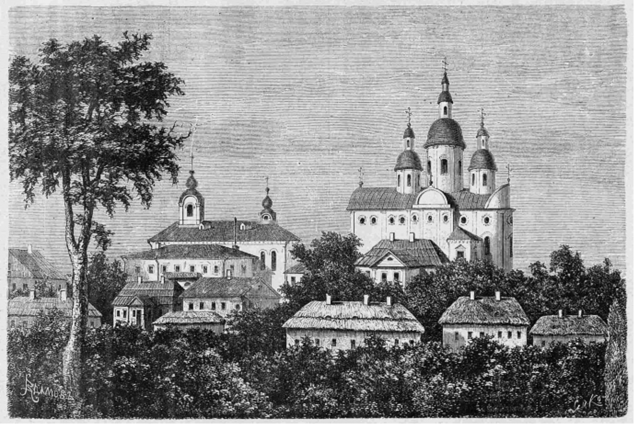Krasnohirskyi Monastery in the 19-th century.