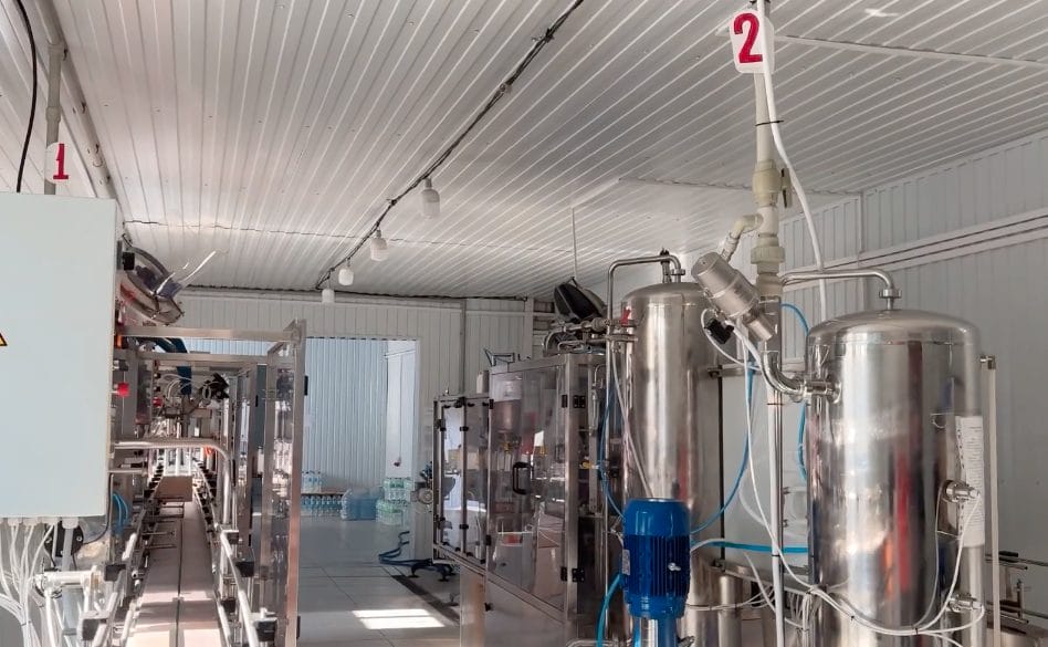Production of Pavlyshanka drinking water.