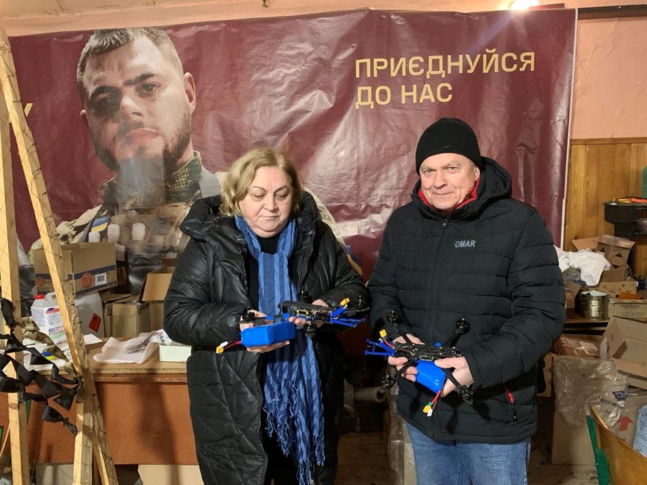 Drones Purchased by Community Residents for Ukrainian Warriors