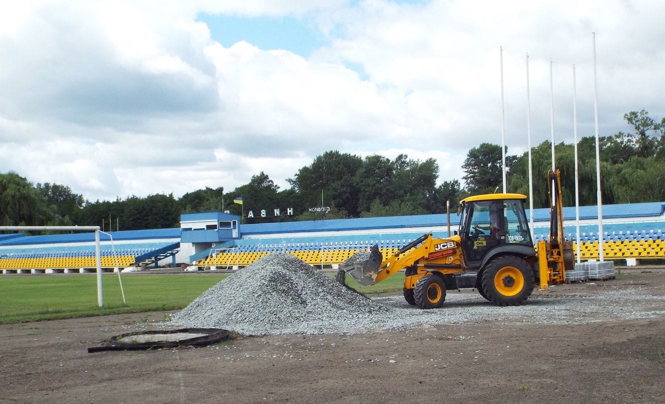 Reconstruction of the Niva Stadium in Stanytsia Luhanska  under the state project “Big Construction”