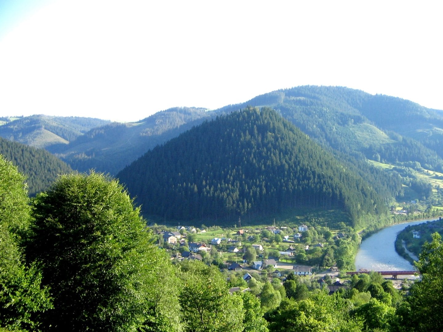 Panoramic view of the community