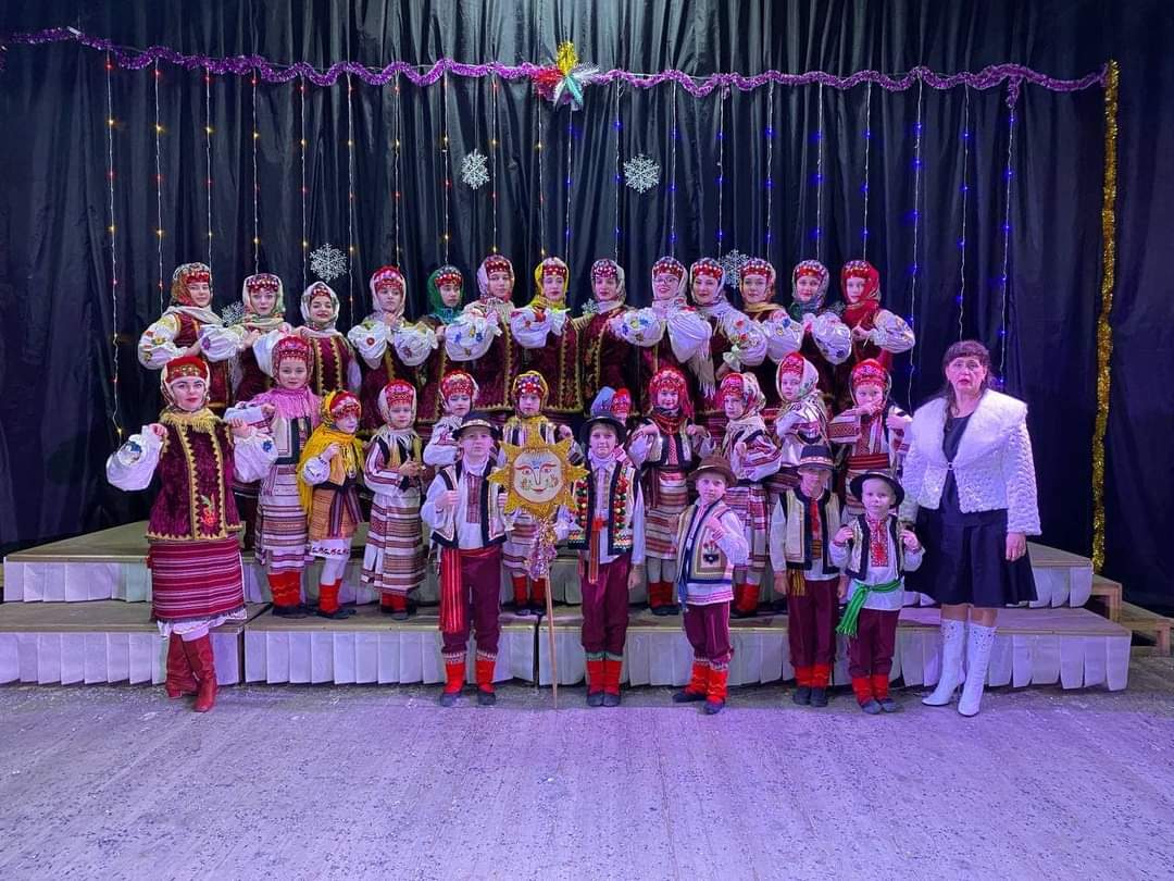 Students of the Radisnyi Sad Cultural Centre