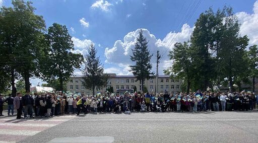 The community joined the All-Ukrainian Sports Marathon 