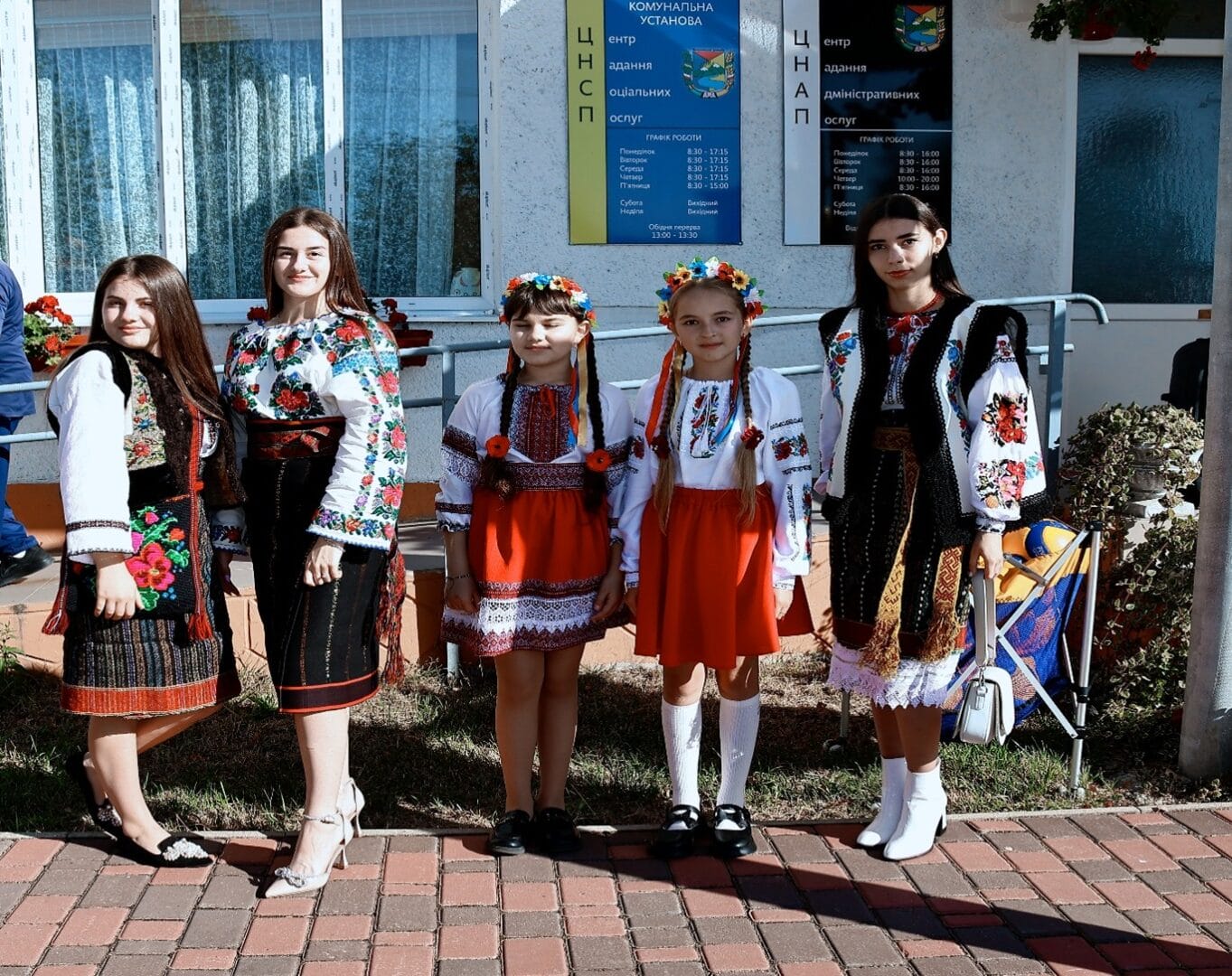 Students of Community Educational Institutions at an Event