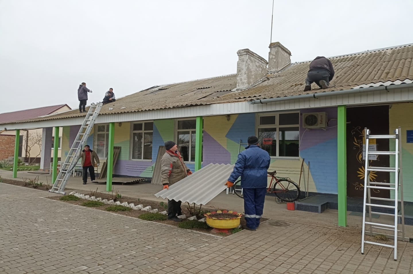 Preschool Institution After Shelling