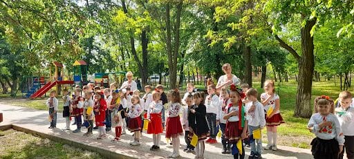 Children at the Kindergarten