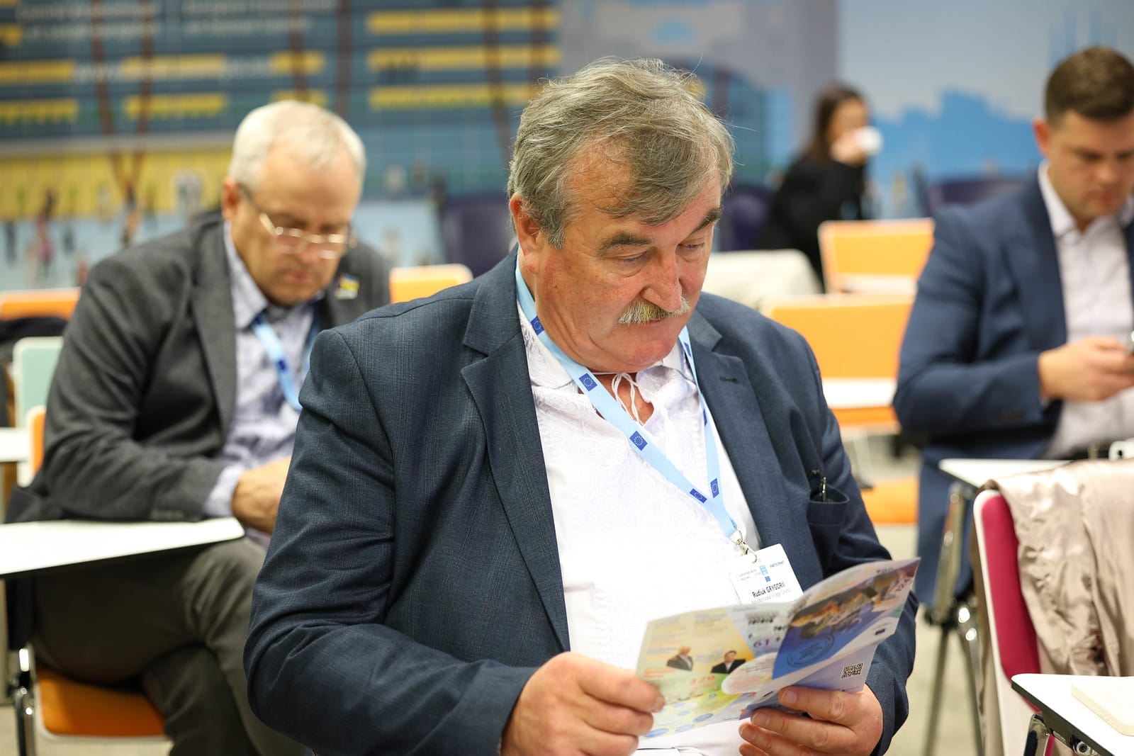 Photo from the meeting of Ukrainian mayors with Antje Groteer, Chair of the Working Group on Ukraine.